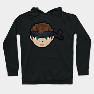 Metal Gear Solid - Solid Snake Chibi Sticker Hoodie